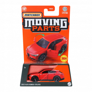 Тематична Машинка Matchbox 2022 Alfa Romeo Stelvio Moving Parts 1:64 FWD28/HVM92 Red - Retromagaz