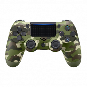 Геймпад Беспроводной RMC PlayStation 4 DoubleShock 4 Green Camo Б/У - Retromagaz