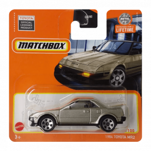 Машинка Большой Город Matchbox 1984 Toyota MR2 Roadtrip 1:64 HVP17 Grey - Retromagaz