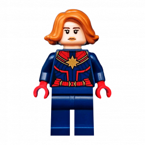 Фигурка Lego Marvel Captain Marvel Carol Danvers Medium Nougat Hair Super Heroes sh0555 Б/У