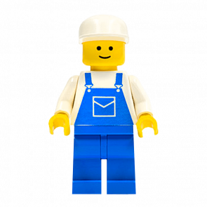 Фігурка Lego People 973pb0201 Overalls Blue with Pocket City ovr011 Б/У