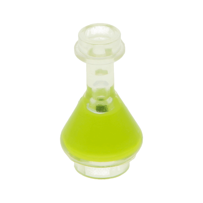 Посуда Lego Bottle Erlenmeyer Flask with Trans-Purple Fluid Pattern 93549pb05 6109483 Trans Clear Б/У - Retromagaz