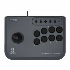 Геймпад Дротовий Nintendo Switch Arcade Fighting Stick Mini Dark Grey Новий - Retromagaz