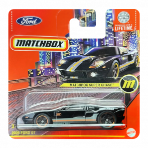 Машинка Большой Город Matchbox 2005 Ford GT Super Chase Metro 1:64 HXN59 Black