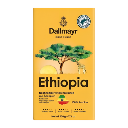 Кава Мелена Dallmayr Ethiopia 500g - Retromagaz