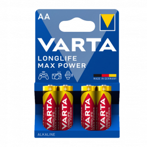 Батарейка Varta AA Bat Alkaline Max Tech 4шт - Retromagaz