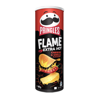 Чипсы Pringles Flame Hot Cheese Chilli 160g - Retromagaz