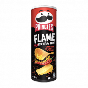 Чіпси Pringles Flame Hot Cheese Chilli 160g - Retromagaz