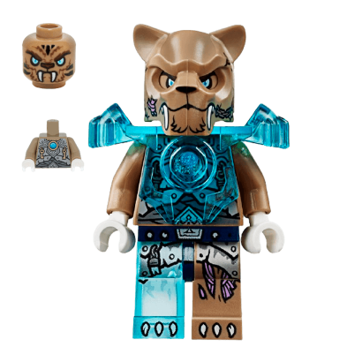 Фігурка Lego Saber-Tooth Tiger Tribe Strainor Legends of Chima loc099 1 Б/У - Retromagaz