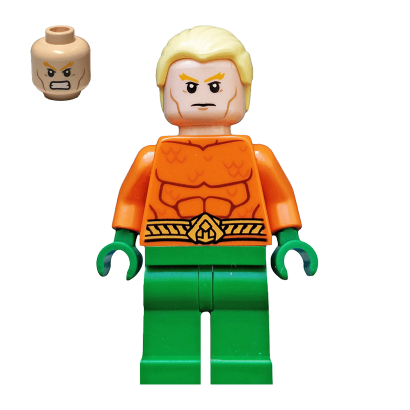 Фигурка Lego DC Aquaman Bright Light Yellow Short Hair Super Heroes sh0533 Б/У - Retromagaz