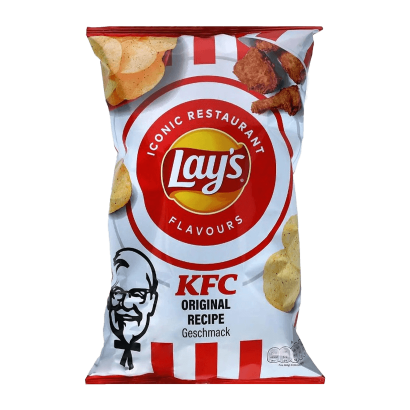 Чіпси Lay's Iconic Restaurant KFC зі Смаком Курячих Крилець 150g - Retromagaz