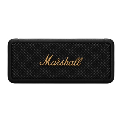 Портативная Колонка Marshall Emberton Black and Brass 20 W - Retromagaz