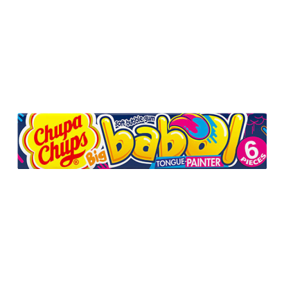 Жувальна Гумка Chupa Chups Big Babol Tongue Painter 27.6g - Retromagaz