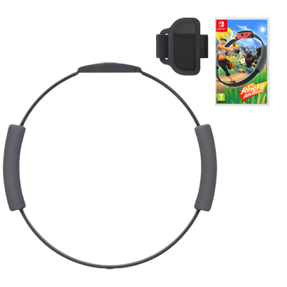 Контролер Бездротовий Nintendo Switch Ring Fit Adventure Black Б/У - Retromagaz