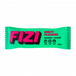 Батончик Fizi Шоколадний Guilty Pleasure Hazelnut & Caramel 45g - Retromagaz