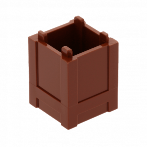 Ємність Lego Box Top Opening 2 x 2 x 2 61780 4520638 Reddish Brown 4шт Б/У