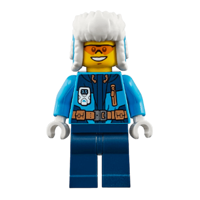 Фигурка Lego Arctic 973pb3142 Explorer Ushanka Hat City cty0928 Б/У - Retromagaz