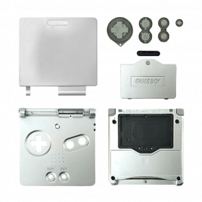 Корпус RMC Game Boy Advance SP Silver Новий - Retromagaz