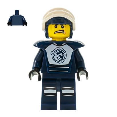 Фігурка Lego Series 4 Hockey Player Collectible Minifigures col056 2 Б/У - Retromagaz