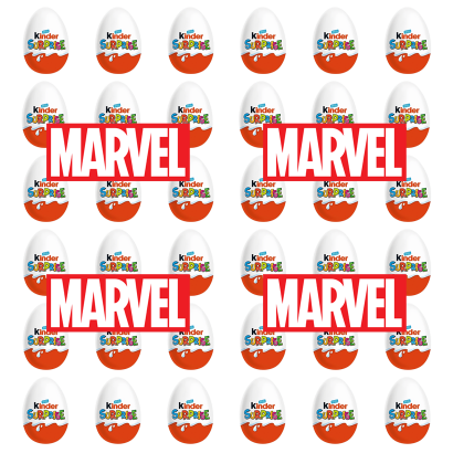 Набір Шоколадне Яйце Kinder Surprise Marvel 36шт 20g - Retromagaz