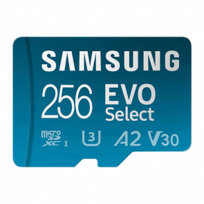 Карта Пам'яті Samsung Evo Select UHS-I U3 V30 A2 + SD Adapter 256GB - Retromagaz