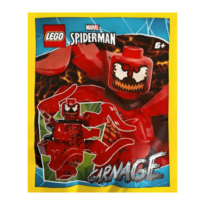 Конструктор Lego Фігурка Marvel Carnage Paper Bag Super Heroes 242216 sh0683 Новий - Retromagaz