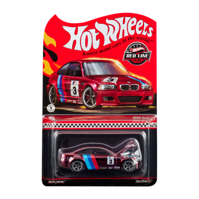 Машинка Premium Hot Wheels 2006 BMW M3 Red Line Club RLC 1:64 Red - Retromagaz