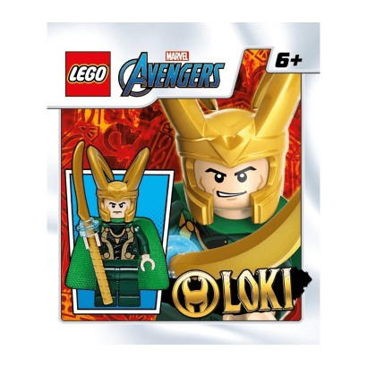 Конструктор Lego Фігурка Loki Spongy Cape Foil Pack Super Heroes 242211 sh0644 Новий - Retromagaz