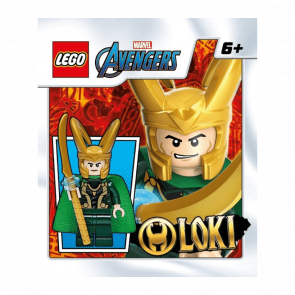 Конструктор Lego Фігурка Loki Spongy Cape Foil Pack Super Heroes 242211 sh0644 Новий