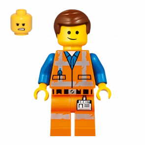 Фігурка Lego The Lego Movie Emmet Lopsided Smile Angry Worn Uniform Cartoons tlm142 Б/У - Retromagaz