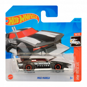 Машинка Базова Hot Wheels Mad Manga Rescue 1:64 HKJ25 Grey