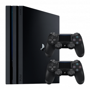 Набор Консоль Sony PlayStation 4 Pro CUH-70-71xx 1TB Black Б/У  + Геймпад Беспроводной DualShock 4 Version 2