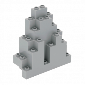 Скала Lego Панель Triangular 3 x 8 x 7 6083 4161046 6052991 Light Bluish Grey Б/У - Retromagaz