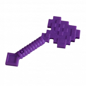 Оружие Lego Minecraft Axe Pixelated 18788 6167588 Medium Lavender Б/У