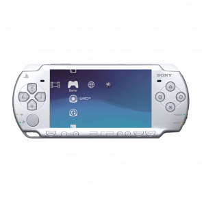 Консоль Sony PlayStation Portable Slim PSP-2ххх Модифицированная 32GB Silver + 5 Встроенных Игр Б/У