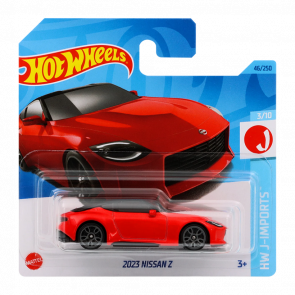 Машинка Базовая Hot Wheels 2023 Nissan Z J-Imports 1:64 HKK64 Red - Retromagaz