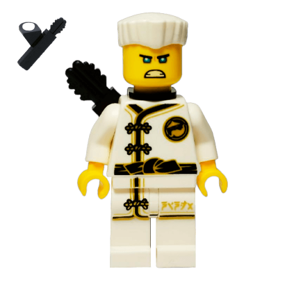 Фигурка Lego Ninja Zane White Wu-Cru Training Gi Ninjago njo423 Б/У - Retromagaz