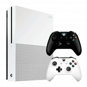 Набор Консоль Microsoft Xbox One S 1TB White Б/У  + Геймпад Беспроводной Version 2 Black