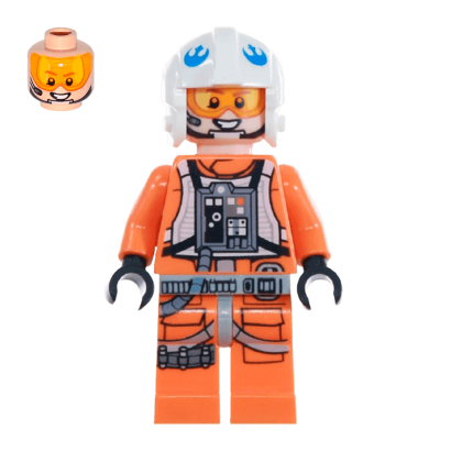 Фігурка Lego Повстанець Zin Evalon Pilot Star Wars sw0761 Б/У - Retromagaz