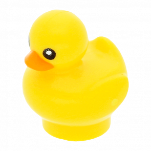 Фігурка Lego Земля Duckling with Black Eyes and Orange Beak Pattern Animals 49661pb01 1 6269141 Yellow Б/У