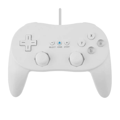 Геймпад Дротовий RMC Wii Classic Controller Pro White 1m Новий - Retromagaz