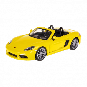 Машинка Bburago Porsche 718 Boxter 1:32 Yellow