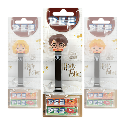 Конфеты Жевательные PEZ Harry Potter в Ассортименте 2 Pieces с Игрушкой 17g - Retromagaz