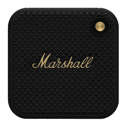 Портативная Колонка Marshall Willen Black and Brass - Retromagaz