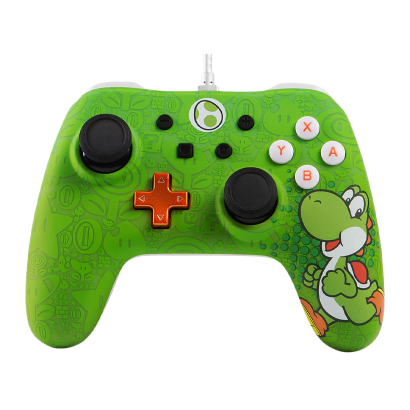 Геймпад Дротовий PowerA Switch PC Wired Controller for Nintendo Switch - Yoshi Green 1.5m Б/У - Retromagaz