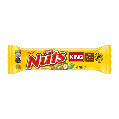 Батончик Nestle Nuts King Шоколадный 60g - Retromagaz