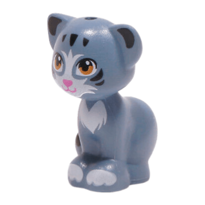 Фигурка Lego Земля Cat Friends Elves Medium Nougat Eyes Dark Pink Nose White Patches Pattern Animals 11602pb04 6172417 Sand Blue Б/У - Retromagaz