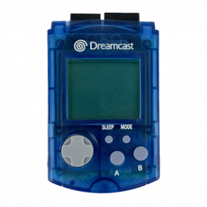 Карта Пам'яті Sega Dreamcast HKT-7000 Visual Memory VMU Trans-Blue Б/У - Retromagaz