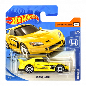 Машинка Базовая Hot Wheels Honda S2000 Honda 1:64 GHC12 Yellow