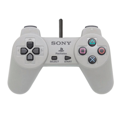 Геймпад Проводной Sony PlayStation 1 SCPH-1080 Grey 2m Б/У - Retromagaz